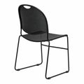 Chaise en maille avec cadre en acier