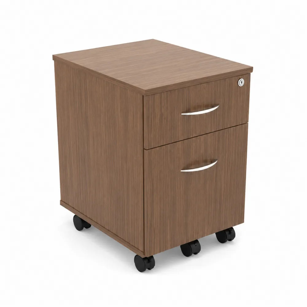 Caisson de bureau en bois composite à roulettes 60x40x50cm